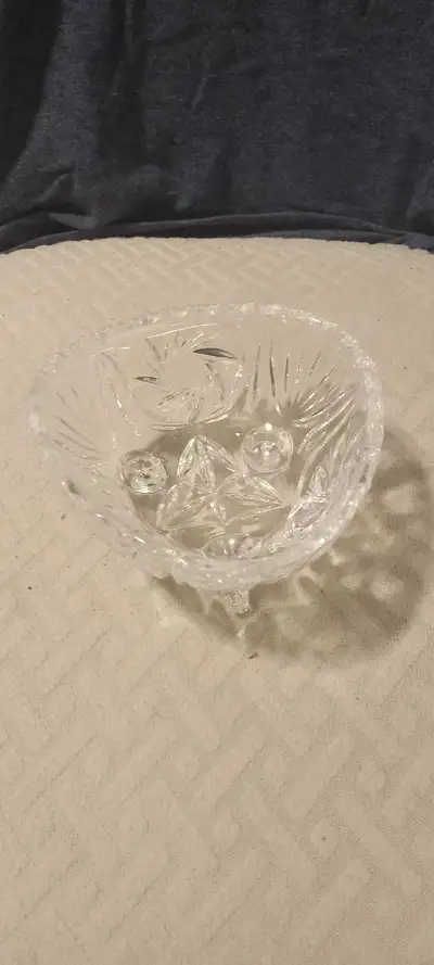 Jeannette Glass Footed Bowl, View more