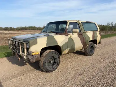 1984 Chev Blazer M1009 CUCV. USA Military issue. 6.2 diesel. 4x4. Brand new tires. Recent shocks. Ru...
