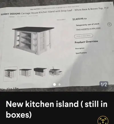 Sunny Designs Kitchen Island, View more