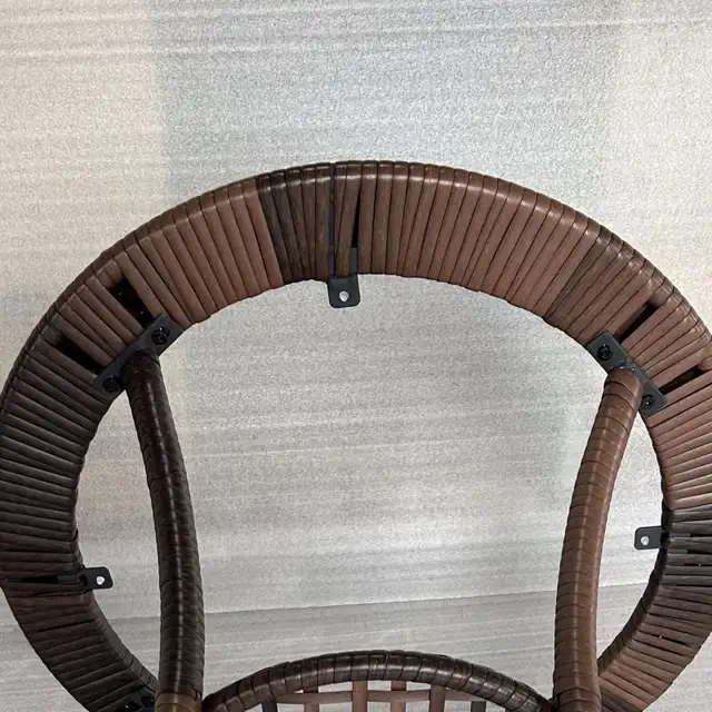 Outdoor Rattan Dining Table, Patio Wicker Round Coffee Table  in Other Tables in Markham / York Region - Image 10