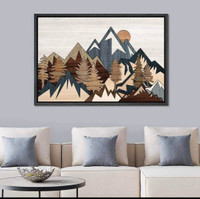 2' x 3' Mountain Range Wall Art