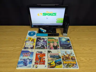 Wii Avec 10 Jeux Bien Lire La Description, View more