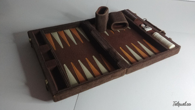 Mallette Vintage de Backgammon – 10″ dans Jouets et jeux  à Longueuil/Rive Sud - Image 3