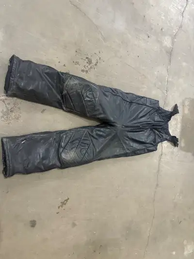 Ladies Leather Snowmobile Pants, View more