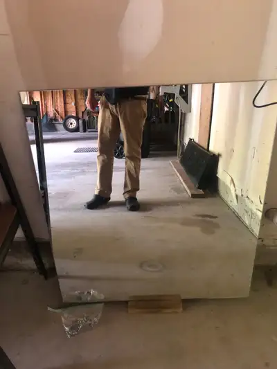 Width 32 1/2” Height 36” Mounting hardware