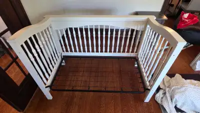 white baby crib, View more