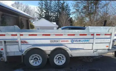 2021 Ktrail Expert Series 14' Galvanized Dump Trailer, Certified in March