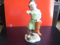 Herend Boy Figurine - " Shoemaker " -