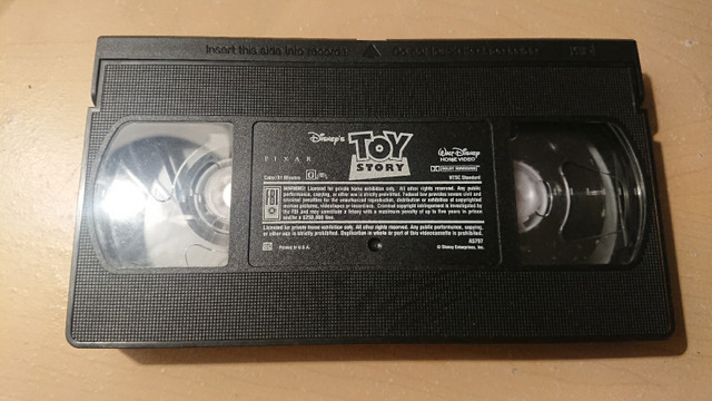 OBO Toy Story (VHS, 1995) # 6703 Walt Disney Pixar RARE in Arts & Collectibles in Thunder Bay - Image 2