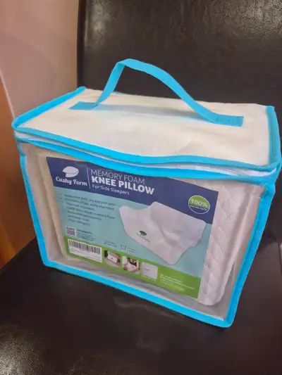 Knee Pillow for Side Sleepers; Foam Cushion; Cushy Form-Washable, View more