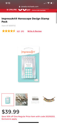 ImpressArt Horoscope stamp pack