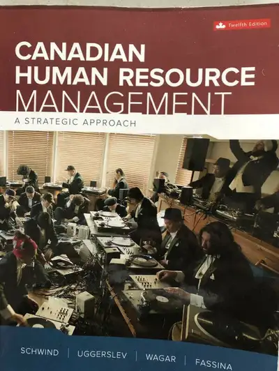 Canadian human resource management 12th edition, View more