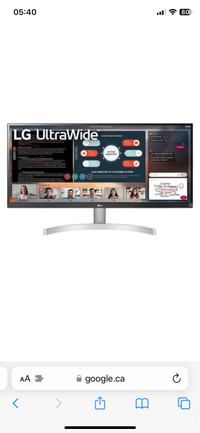 LG 29W600 MONITOR OPENBOXNEVER USED