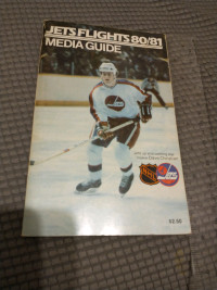 NHL Winnipeg Jets 1980-1981 Media Guide 128 pages, B&W