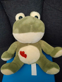 Plush frog stuffed animal toy like new 