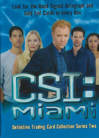 CSI Miami Series 2 Card Set (72 Cards) & Free Case