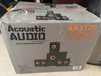 Acoustic Audio AA5170 5.1 Bluetooth Speaker System - new
