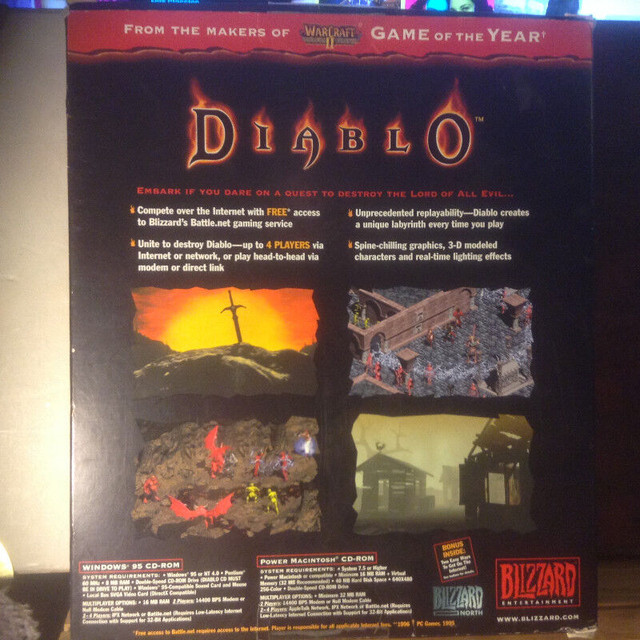 Diablo (PC, 1996) dans Jeux pour PC  à Ville de Vancouver - Image 3