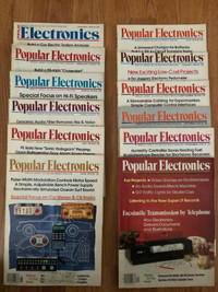 POPULAR ELECTRONICS MAGAZINES JAN - DEC 1979