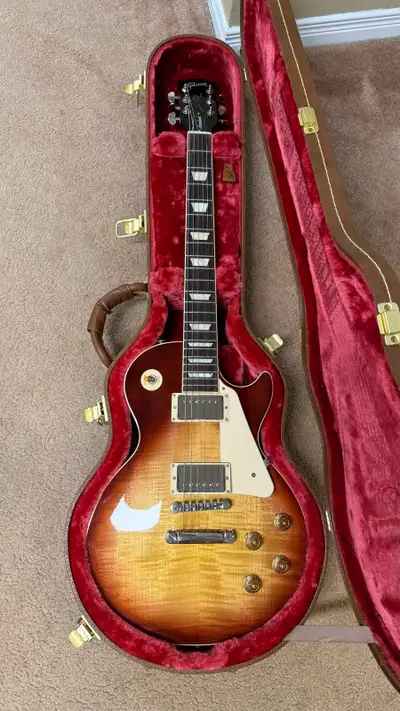 2022 Gibson Les Paul Standard 60’s Flametop bourbon burst, View more