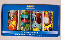 Pokémon Glassware Set 10oz Cups