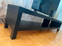 TV bench, black-brown