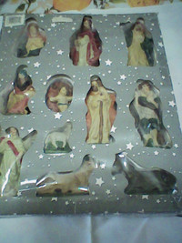 Vintage nativity scene