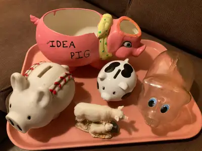 piggy bank collectibles and figurines, View more