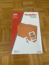 Pendaflex file folders legal size 100 count