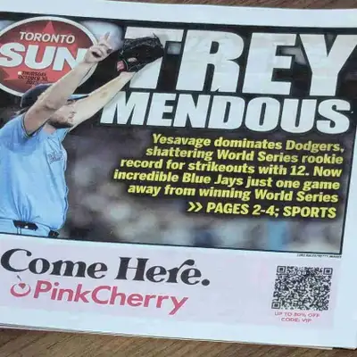 Toronto Sun Newspaper, View more