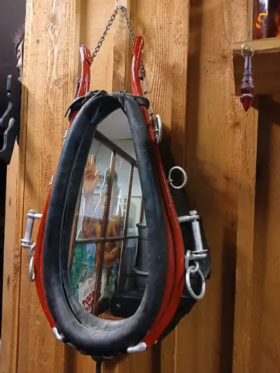 cool farm/ranch  decor antiques/stepping stones & horse drawn, View more