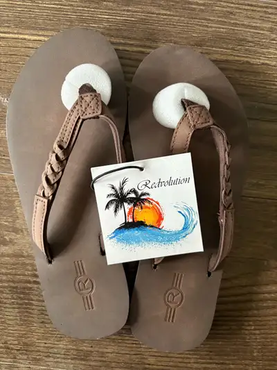 Brand new Redvolution Flip Flops, View more