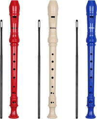 8 Holes German Soprano Recorders (3 choices of colours) - MUSCEL