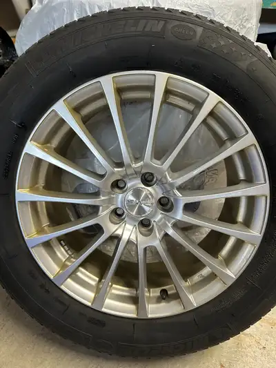 4x rims that were used for winter tires on a 2016 Subaru Forester. They come with x-ice winter tires...