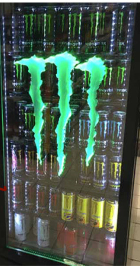 Frigo Monster énergie  dans Réfrigérateurs  à Ville de Montréal