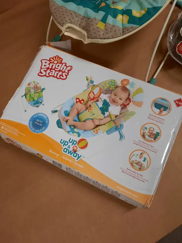 Baby Bouncer - Bright Star UpUp & Away Bouncer in Playpens, Swings & Saucers in City of Toronto - Image 10