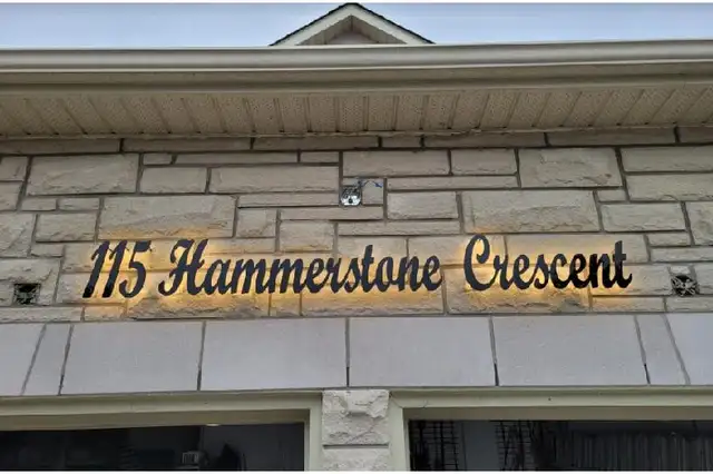 LED Script Number Home Address Cursive Custom Letter Light Sign in Outdoor Décor in City of Toronto - Image 6