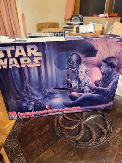 Vintage new in box  Star Wars Model Kits—1995, 96, 99, View more