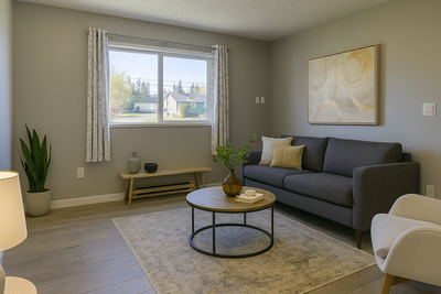 Recently fully renovated, this lower-level 2- bedroom, 1-bathroom suite offers a clean, modern feel...