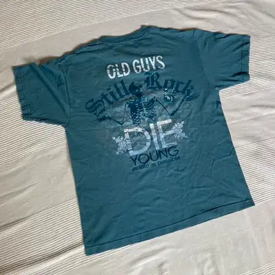 vintage blue graphic tee, View more