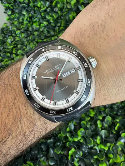 Hamilton Pan Europ Grey Dial 42MM Automatic H35415781, View more