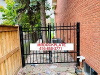 48" x 48" side walk gate Aluminum $220, 60" H x 48", 72"x48"