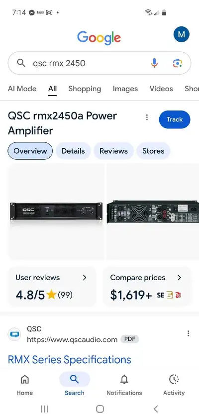 QSC RMX 2450, View more