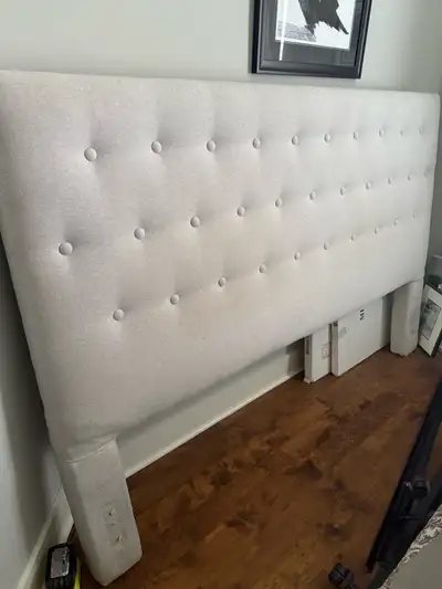 King size Bedframe and Headboard, View more