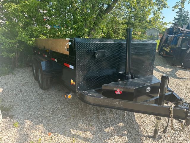 dump trailer rental  14’ in Cargo & Utility Trailers in Kitchener / Waterloo - Image 3