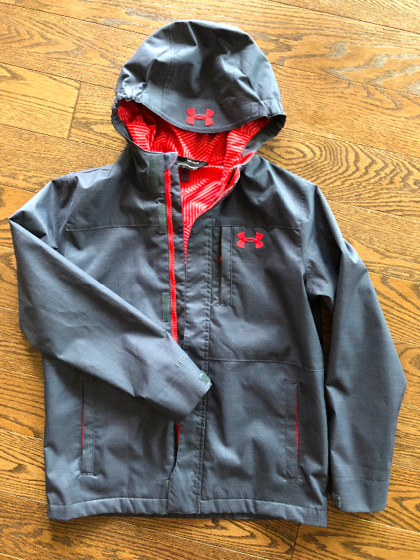 Under Armour UA Boys Youth Storm Hooded Coat  Size L in Kids & Youth in Mississauga / Peel Region - Image 2
