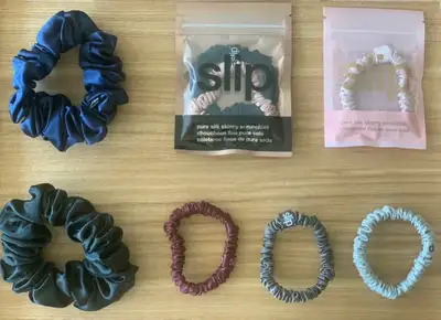 Slip Silk Hair Bands – Brand New (8 Pieces), View more