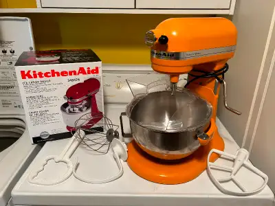 Kitchen Aid Mixer with accessories, View more
