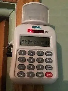 (English description follows) Alarme détecteur de mouvement modèle SK601 avec sirène 105dB. Mesures...