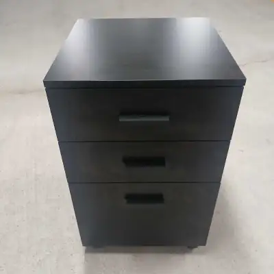 Filing File Cabinet 3 Drawers Mobile Office Storage Furniture, View more